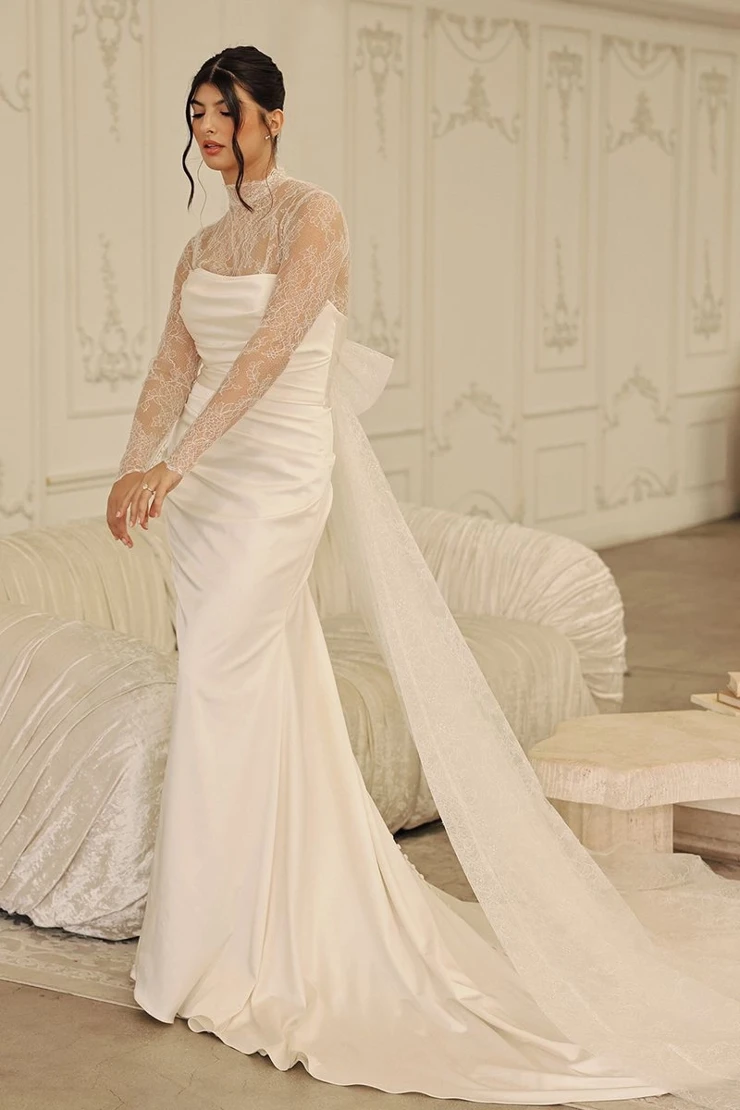 martina liana wedding dress long sleeve Martina Liana Bridal 1097