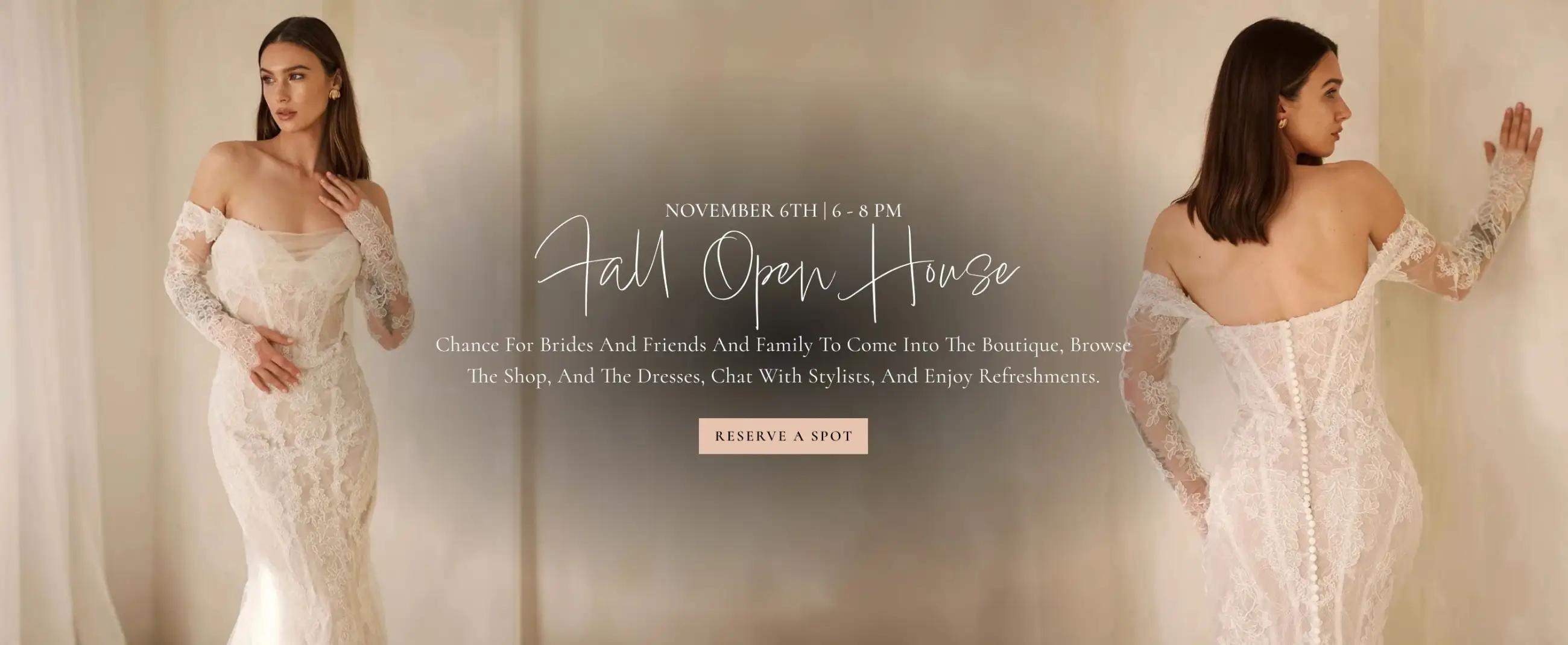 Fall Open House at The Dress Bridal Desktop