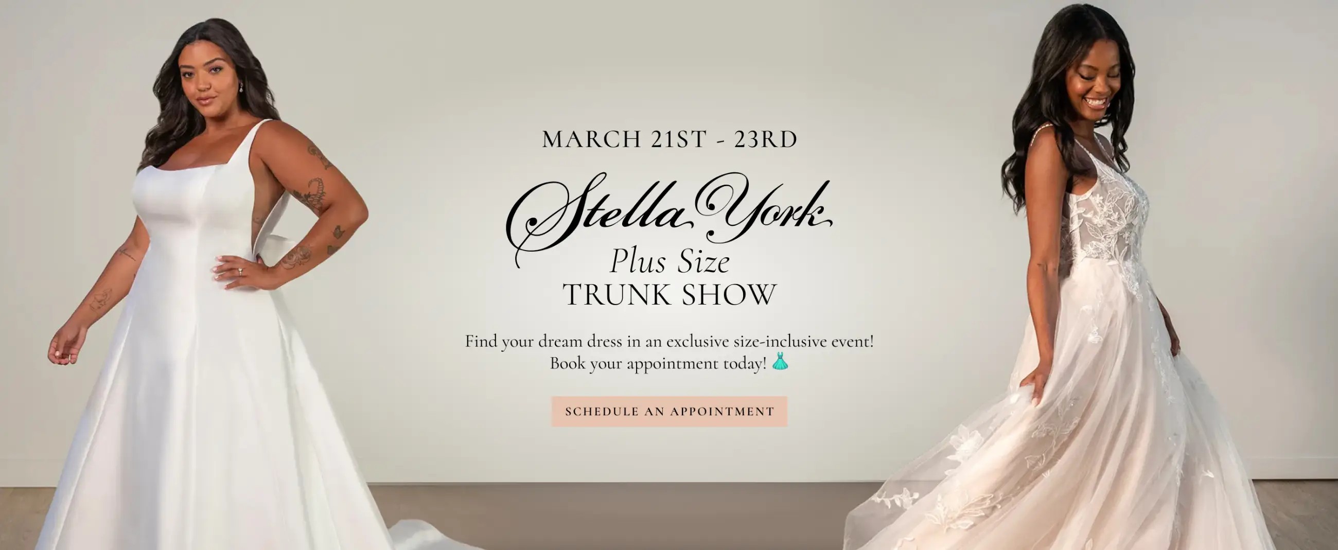 Stella York Plus Size Trunk Show Image Desktop