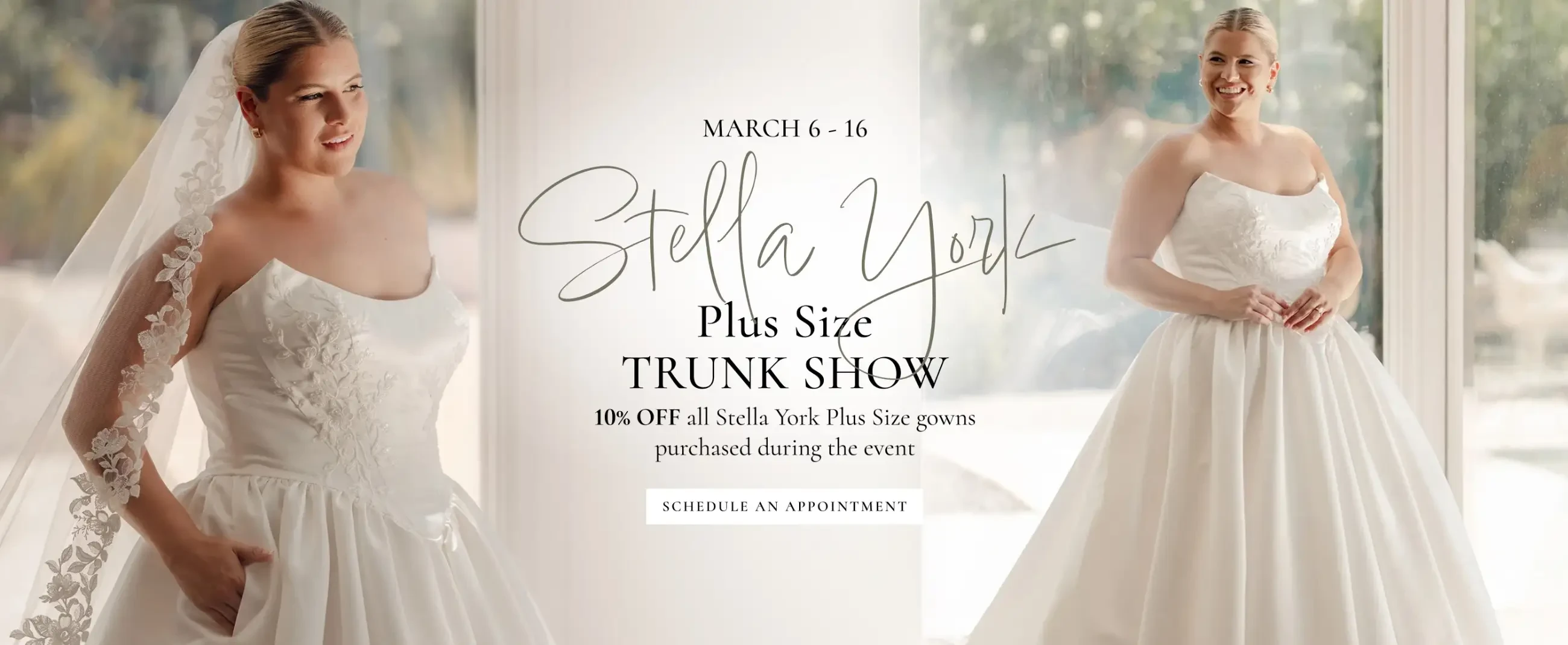 stella york plus size trunk show