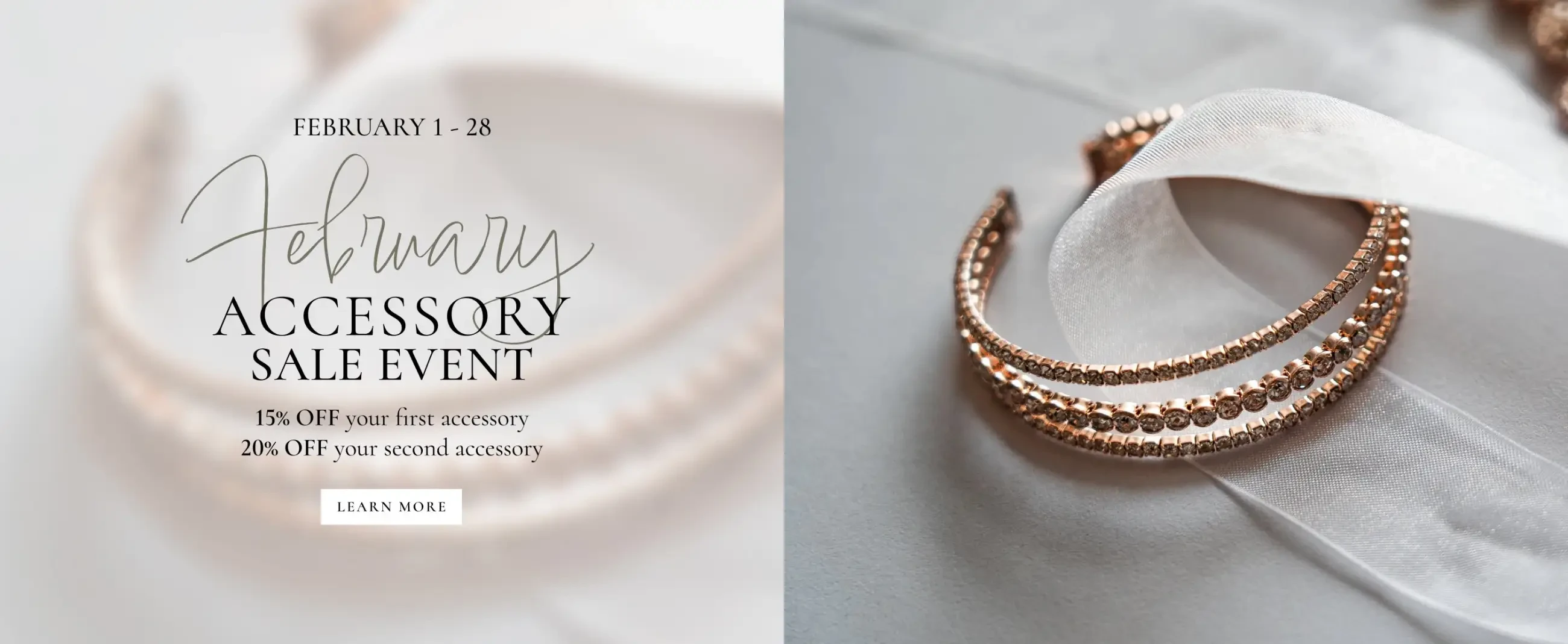 February Accessory sale event